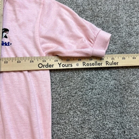 Vintage SeaWorld Polo Shirt Youth Large Orca Whale Crystal Springs USA‎ 90s - Picture 6 of 11